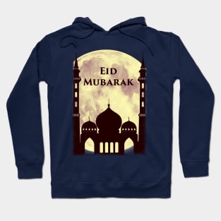 Eid Mubarak Mosque w2t Hoodie